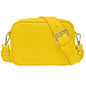 Borsa Donna a Tracolla, In Vera Pelle, Made in Italy, Modello Ginevra Parubi Borse Giallo Chiaro - vista 106
