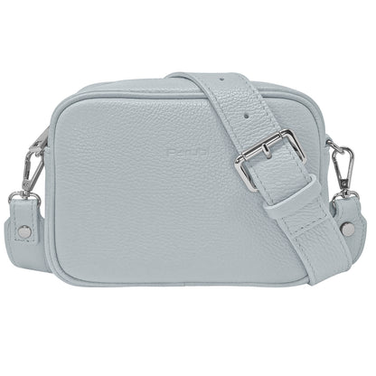 Borsa Donna a Tracolla, In Vera Pelle, Made in Italy, Modello Ginevra Parubi Borse Celeste - vista 71