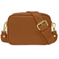 Borsa Donna a Tracolla, In Vera Pelle, Made in Italy, Modello Ginevra Parubi Borse Marrone Chiaro - vista 116