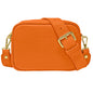 Borsa Donna a Tracolla, In Vera Pelle, Made in Italy, Modello Ginevra Parubi Borse Arancione - vista 76