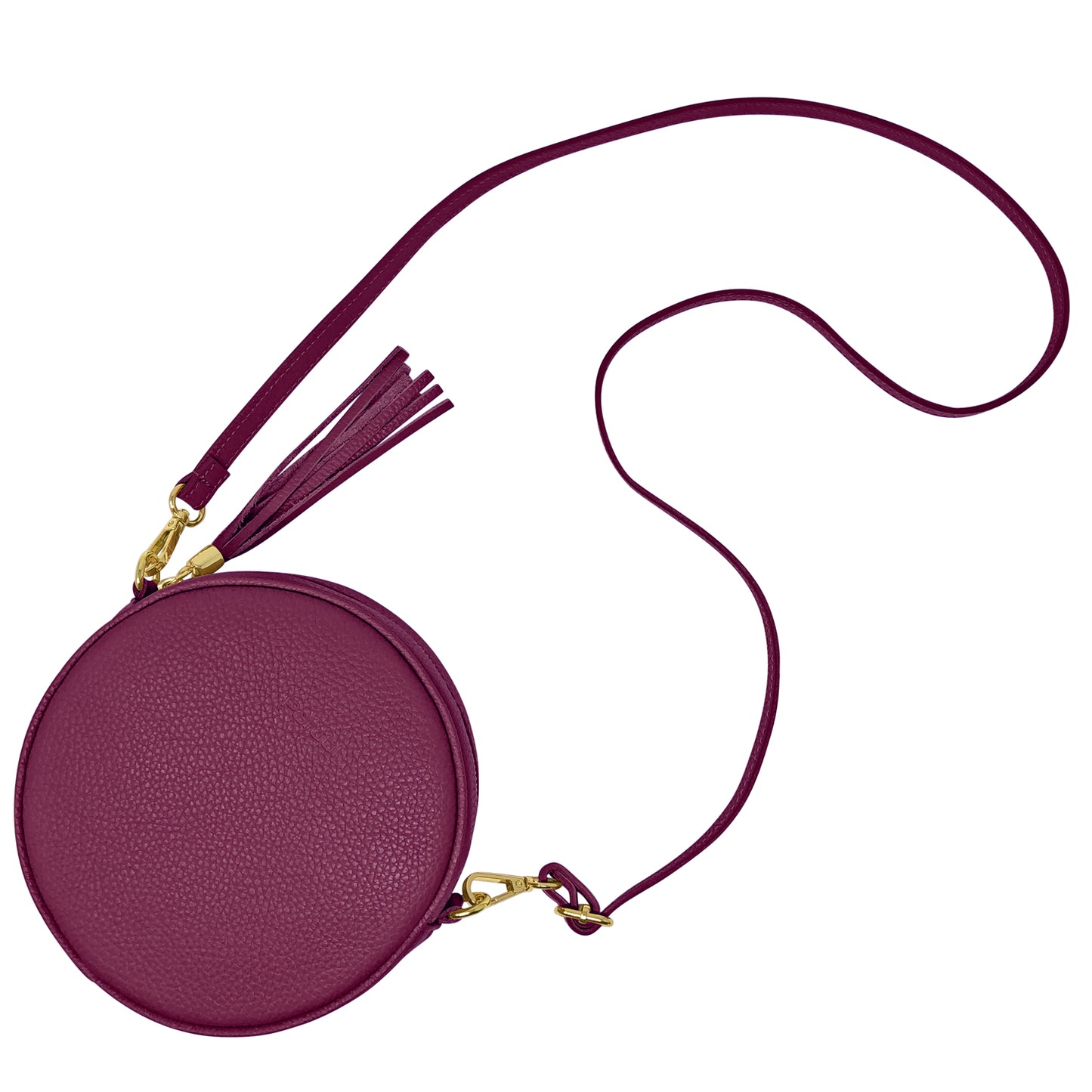 Borsa Donna a Tracolla Rotonda, In Vera Pelle, Made in Italy, Modello Dora Parubi Borse - vista 74