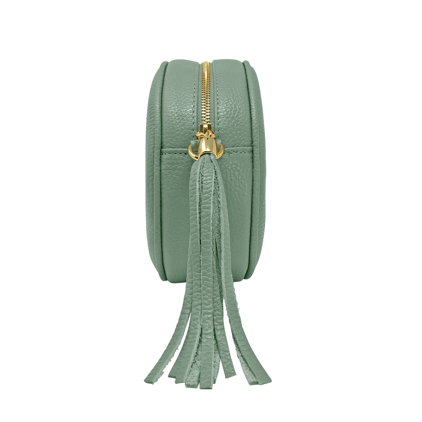 Borsa Donna a Tracolla Rotonda, In Vera Pelle, Made in Italy, Modello Dora Parubi Borse - vista 2