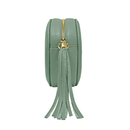 Borsa Donna a Tracolla Rotonda, In Vera Pelle, Made in Italy, Modello Dora Parubi Borse - vista 2