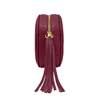 Borsa Donna a Tracolla Rotonda, In Vera Pelle, Made in Italy, Modello Dora Parubi Borse - vista 12