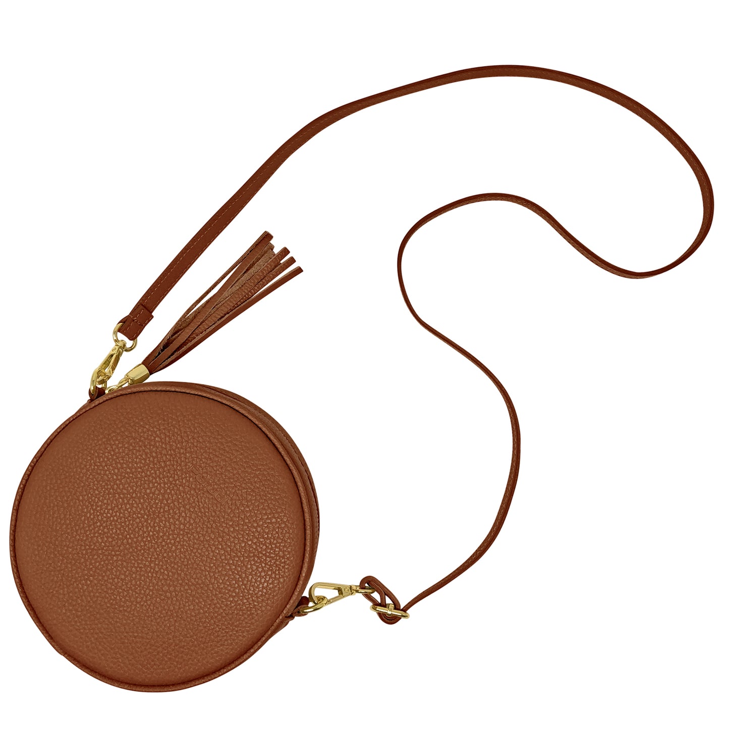 Borsa Donna a Tracolla Rotonda, In Vera Pelle, Made in Italy, Modello Dora Parubi Borse - vista 84