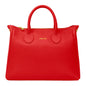 Borsa Donna a Mano con Tracolla, In Vera Pelle Morbida, Made in Italy, Modello Ada Parubi Borse Rosso - vista 79