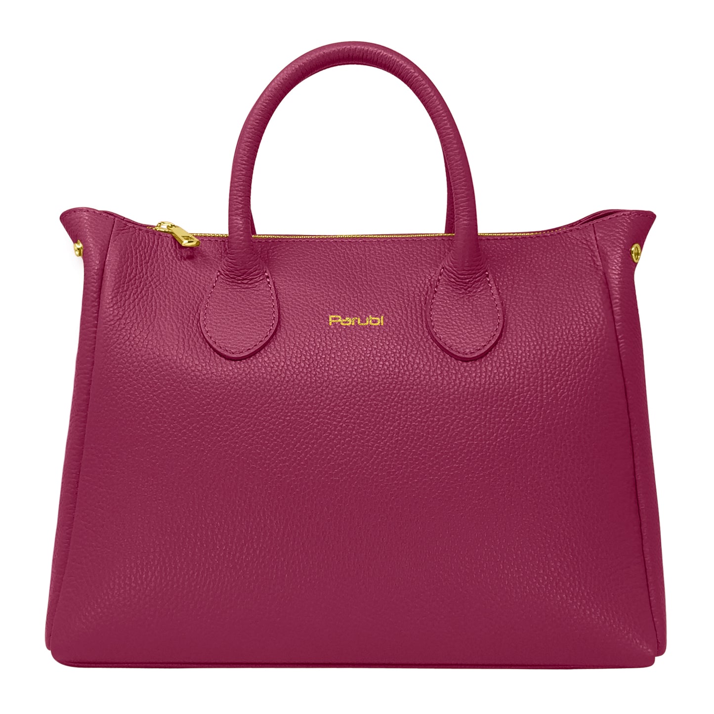 Borsa Donna a Mano con Tracolla, In Vera Pelle Morbida, Made in Italy, Modello Ada Parubi Borse Porpora - vista 139