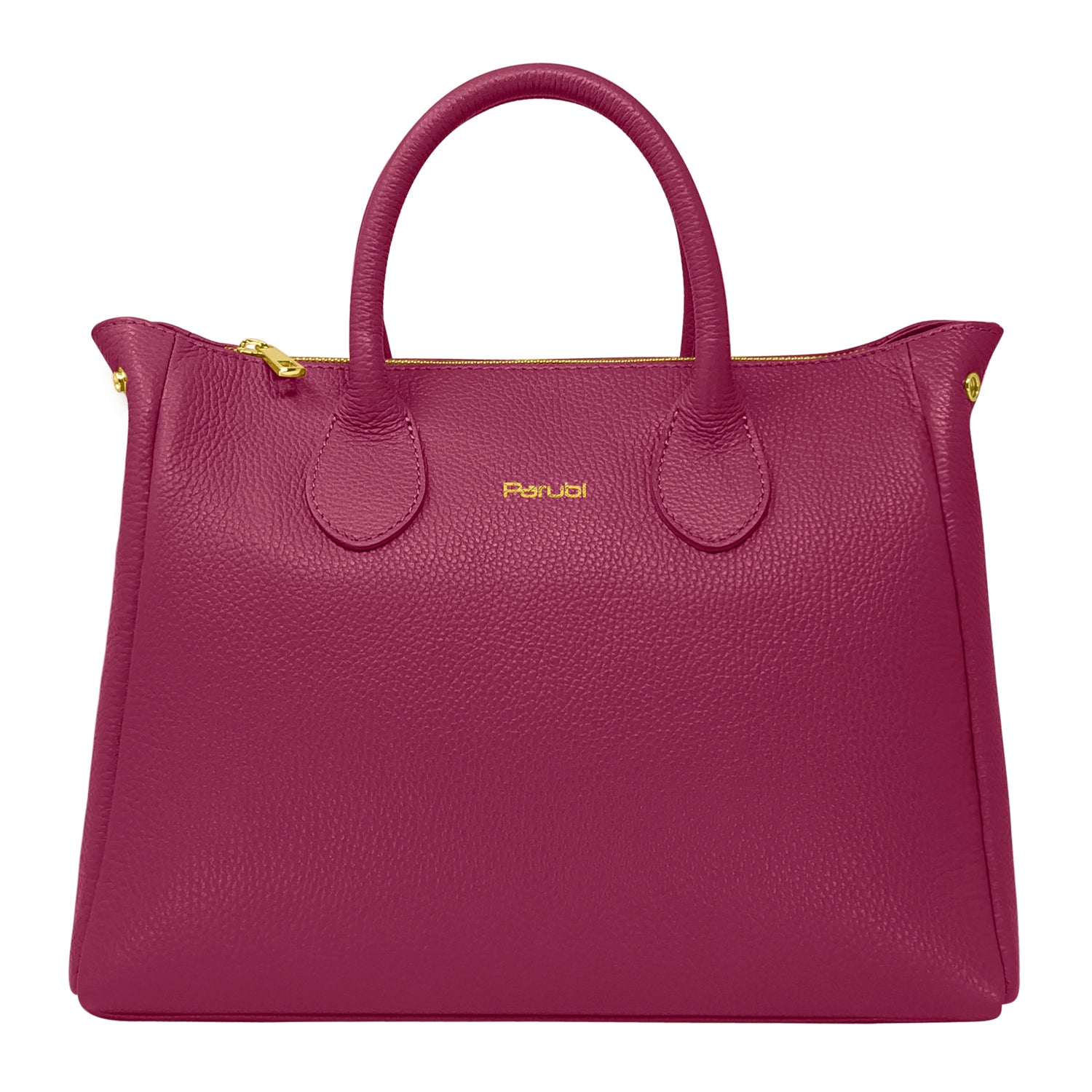 Borsa Donna a Mano con Tracolla, In Vera Pelle Morbida, Made in Italy, Modello Ada Parubi Borse Porpora - vista 139