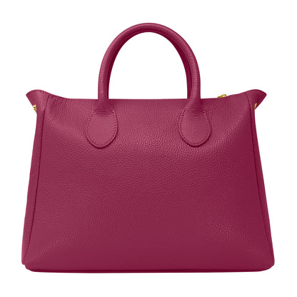 Borsa Donna a Mano con Tracolla, In Vera Pelle Morbida, Made in Italy, Modello Ada Parubi Borse - vista 142