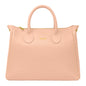 Borsa Donna a Mano con Tracolla, In Vera Pelle Morbida, Made in Italy, Modello Ada Parubi Borse Rosa Cipria - vista 13