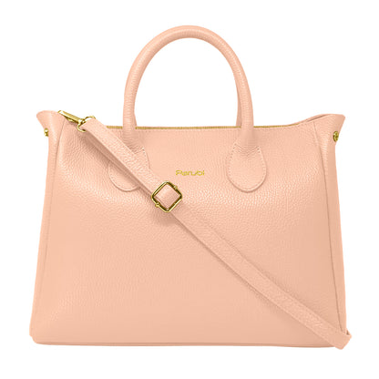 Borsa Donna a Mano con Tracolla, In Vera Pelle Morbida, Made in Italy, Modello Ada Parubi Borse - vista 14