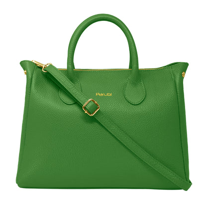Borsa Donna a Mano con Tracolla, In Vera Pelle Morbida, Made in Italy, Modello Ada Parubi Borse - vista 20