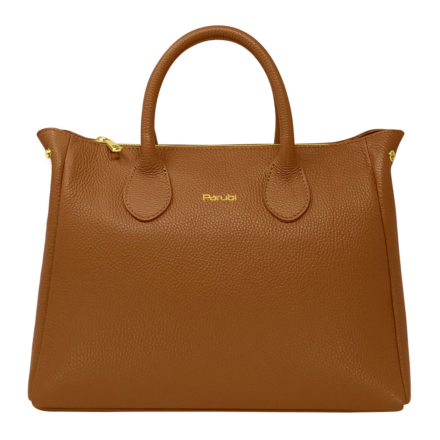 Borsa Donna a Mano con Tracolla, In Vera Pelle Morbida, Made in Italy, Modello Ada Parubi Borse Marrone Chiaro - vista 73