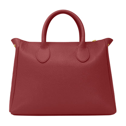 Borsa Donna a Mano con Tracolla, In Vera Pelle Morbida, Made in Italy, Modello Ada Parubi Borse - vista 58