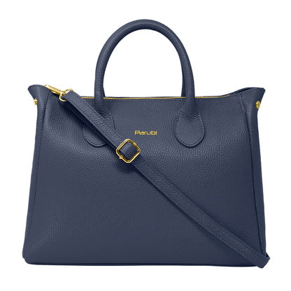 Borsa Donna a Mano con Tracolla, In Vera Pelle Morbida, Made in Italy, Modello Ada Parubi Borse - vista 50