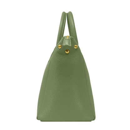 Borsa Donna a Mano con Tracolla, In Vera Pelle Morbida, Made in Italy, Modello Ada Parubi Borse - vista 87