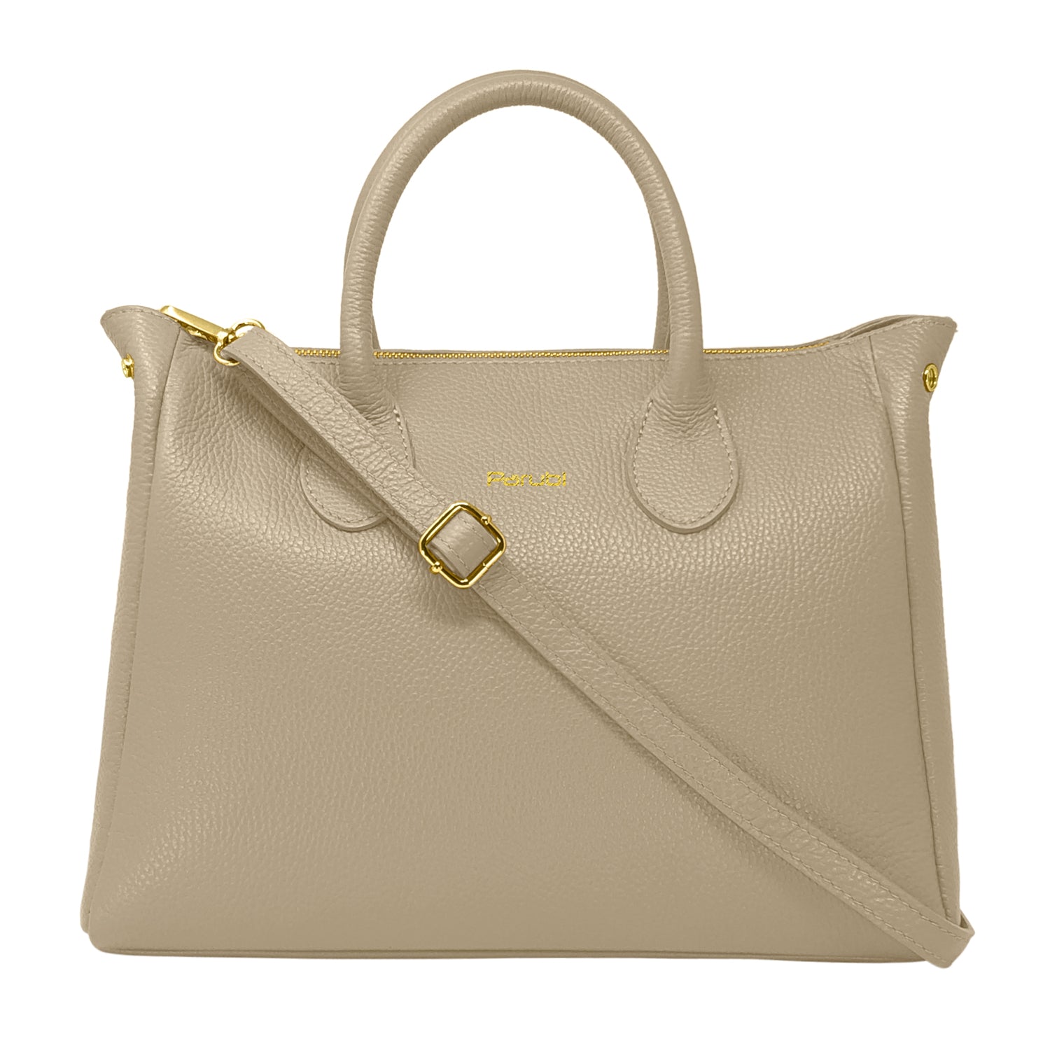 Borsa Donna a Mano con Tracolla, In Vera Pelle Morbida, Made in Italy, Modello Ada Parubi Borse - vista 104