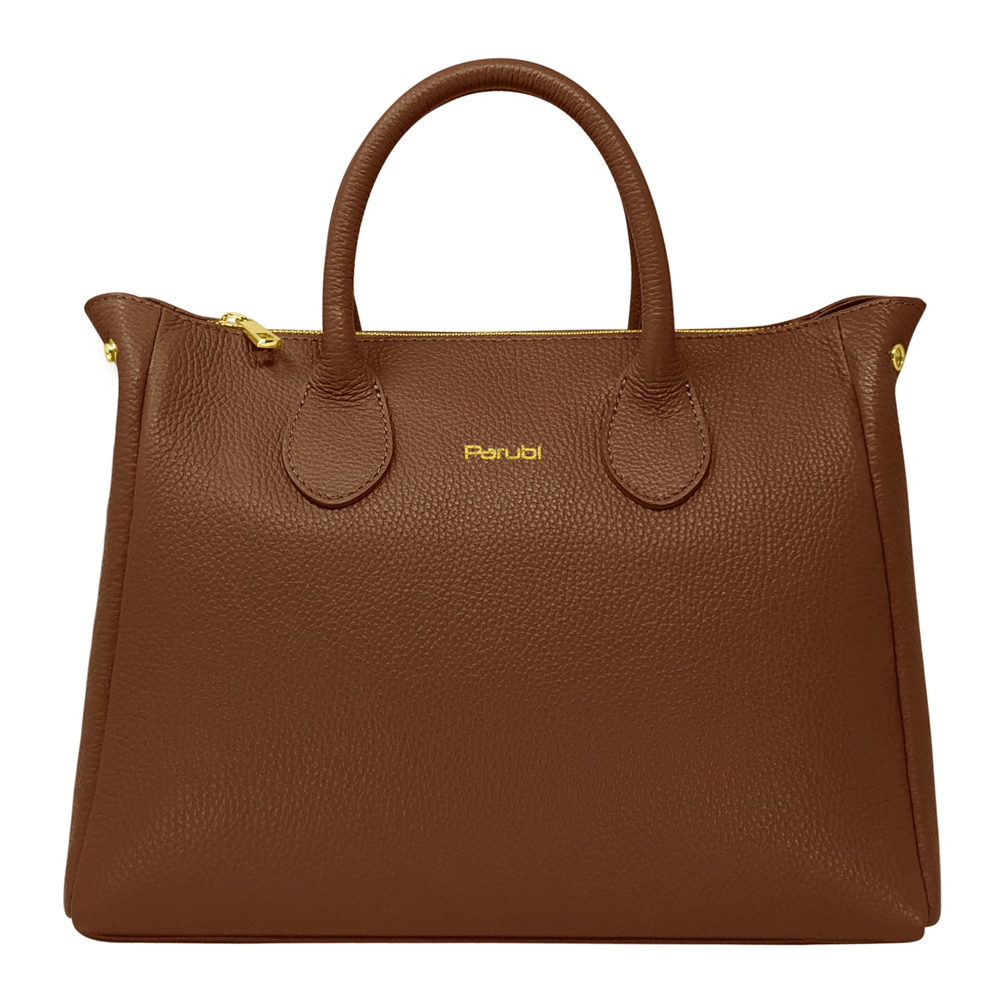 Borsa Donna a Mano con Tracolla, In Vera Pelle Morbida, Made in Italy, Modello Ada Parubi Borse Marrone - vista 151
