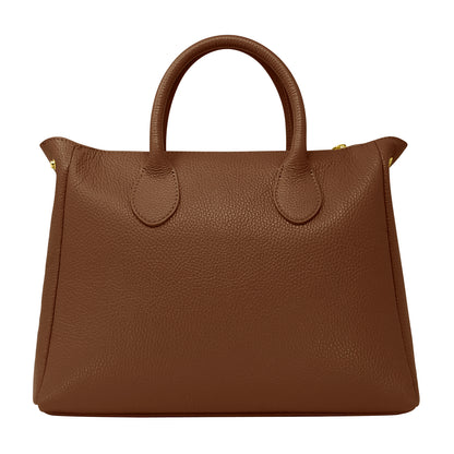 Borsa Donna a Mano con Tracolla, In Vera Pelle Morbida, Made in Italy, Modello Ada Parubi Borse - vista 154