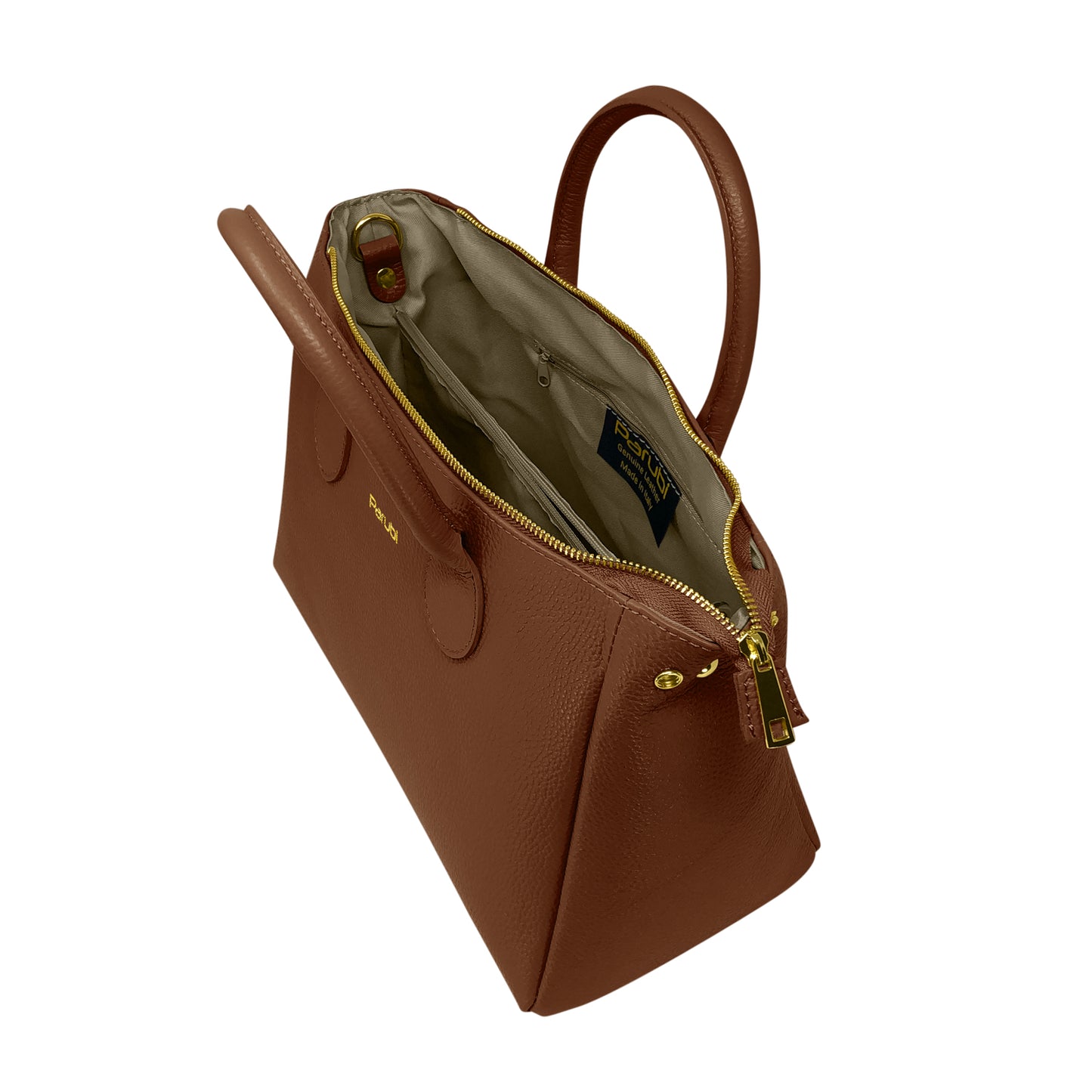 Borsa Donna a Mano con Tracolla, In Vera Pelle Morbida, Made in Italy, Modello Ada Parubi Borse - vista 155