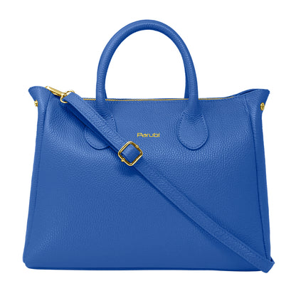 Borsa Donna a Mano con Tracolla, In Vera Pelle Morbida, Made in Italy, Modello Ada Parubi Borse - vista 38