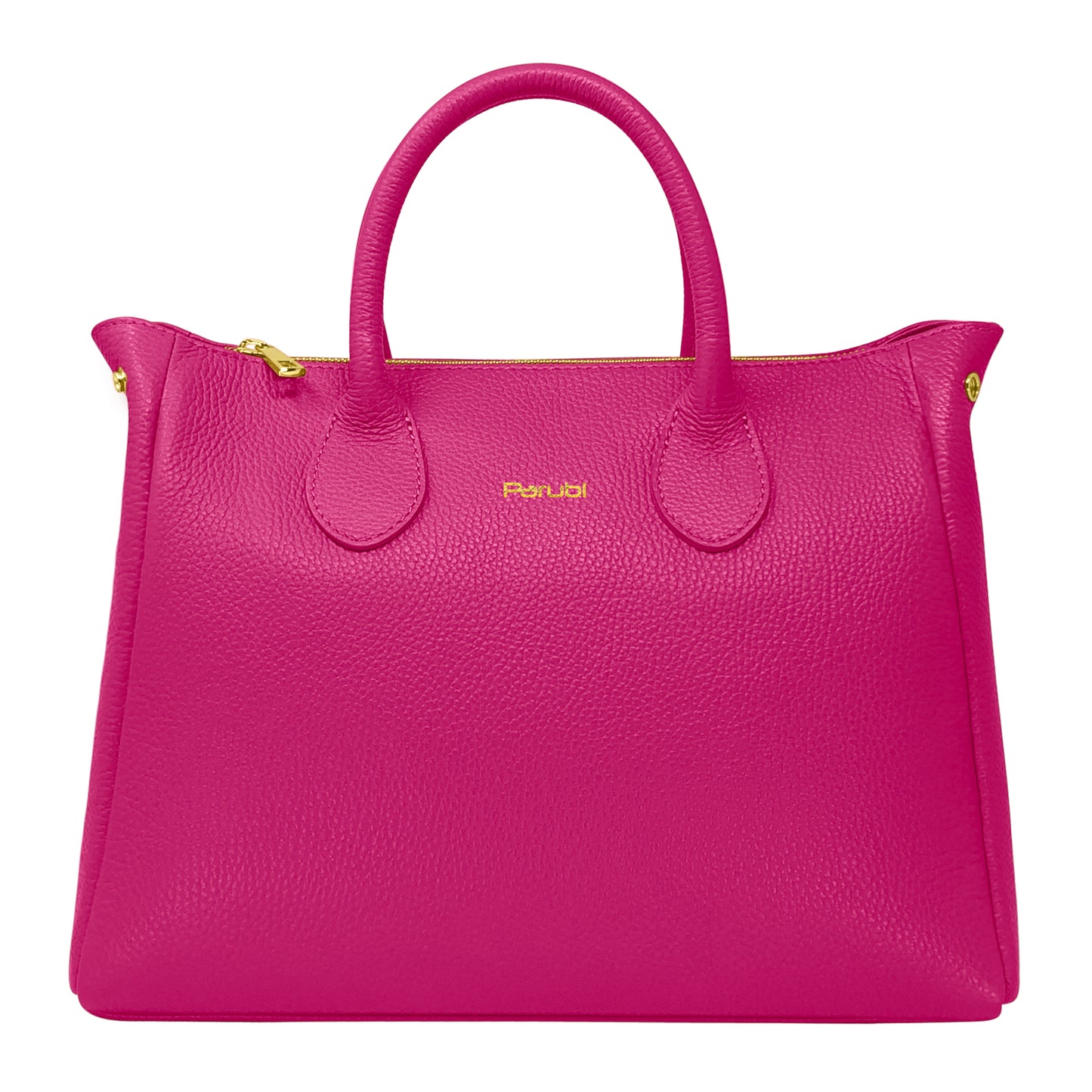 Borsa Donna a Mano con Tracolla, In Vera Pelle Morbida, Made in Italy, Modello Ada Parubi Borse Fucsia - vista 115