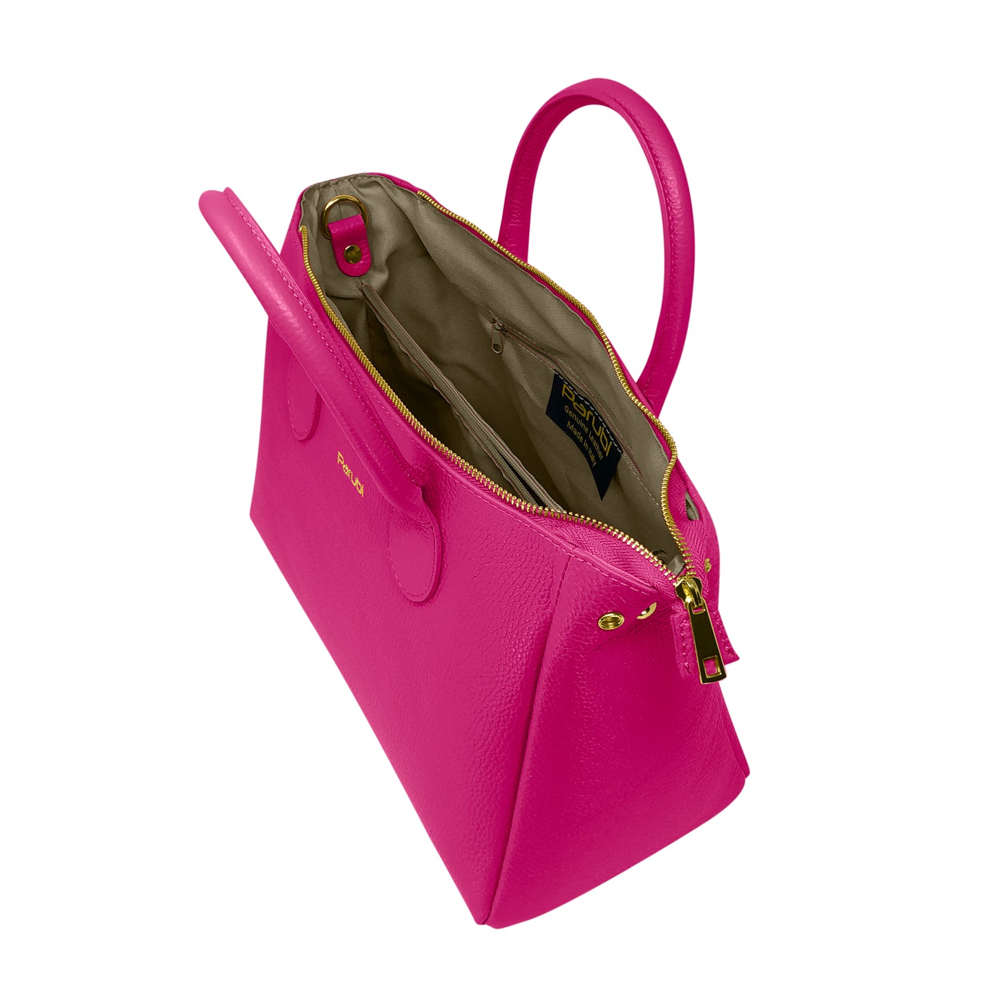 Borsa Donna a Mano con Tracolla, In Vera Pelle Morbida, Made in Italy, Modello Ada Parubi Borse - vista 119