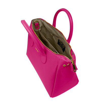 Borsa Donna a Mano con Tracolla, In Vera Pelle Morbida, Made in Italy, Modello Ada Parubi Borse - vista 119