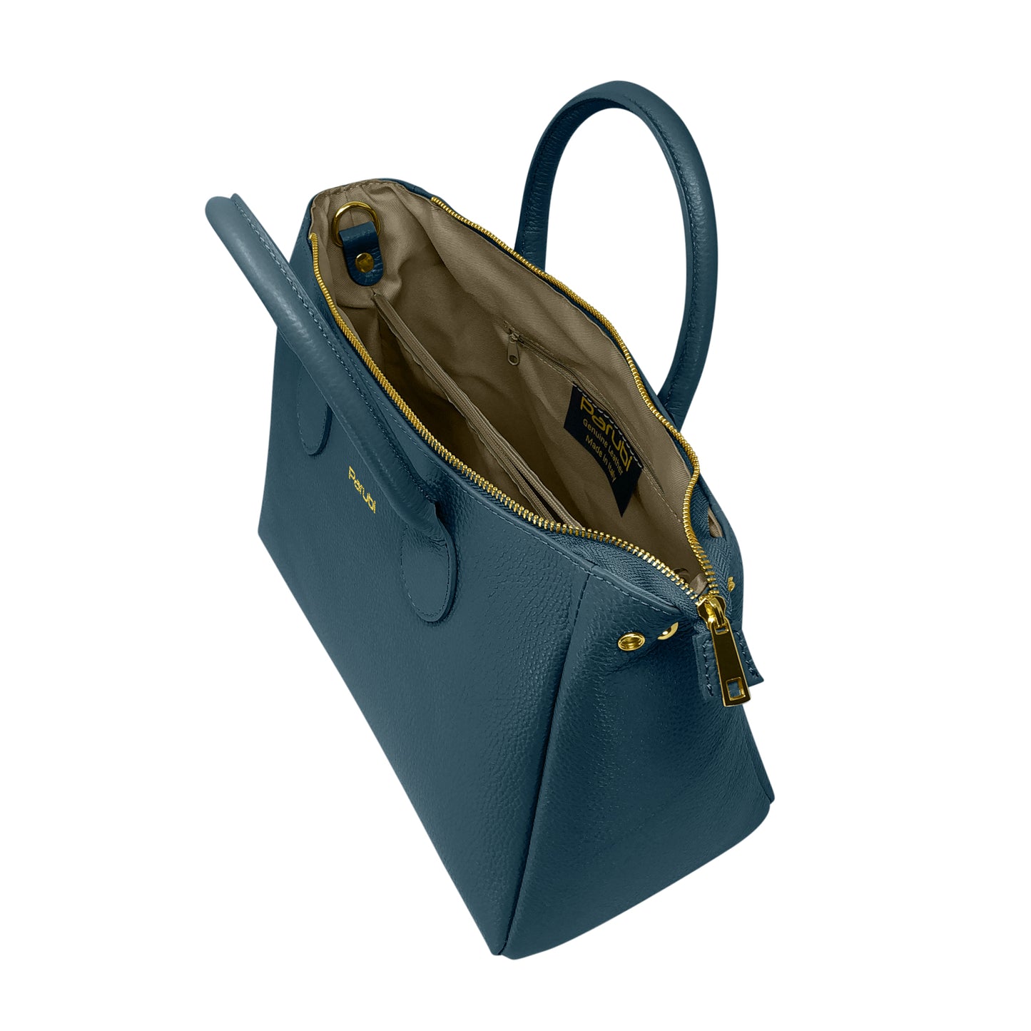 Borsa Donna a Mano con Tracolla, In Vera Pelle Morbida, Made in Italy, Modello Ada Parubi Borse - vista 137