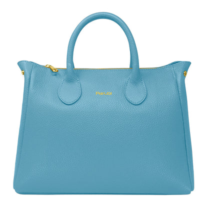 Borsa Donna a Mano con Tracolla, In Vera Pelle Morbida, Made in Italy, Modello Ada Parubi Borse Carta Da Zucchero - vista 157