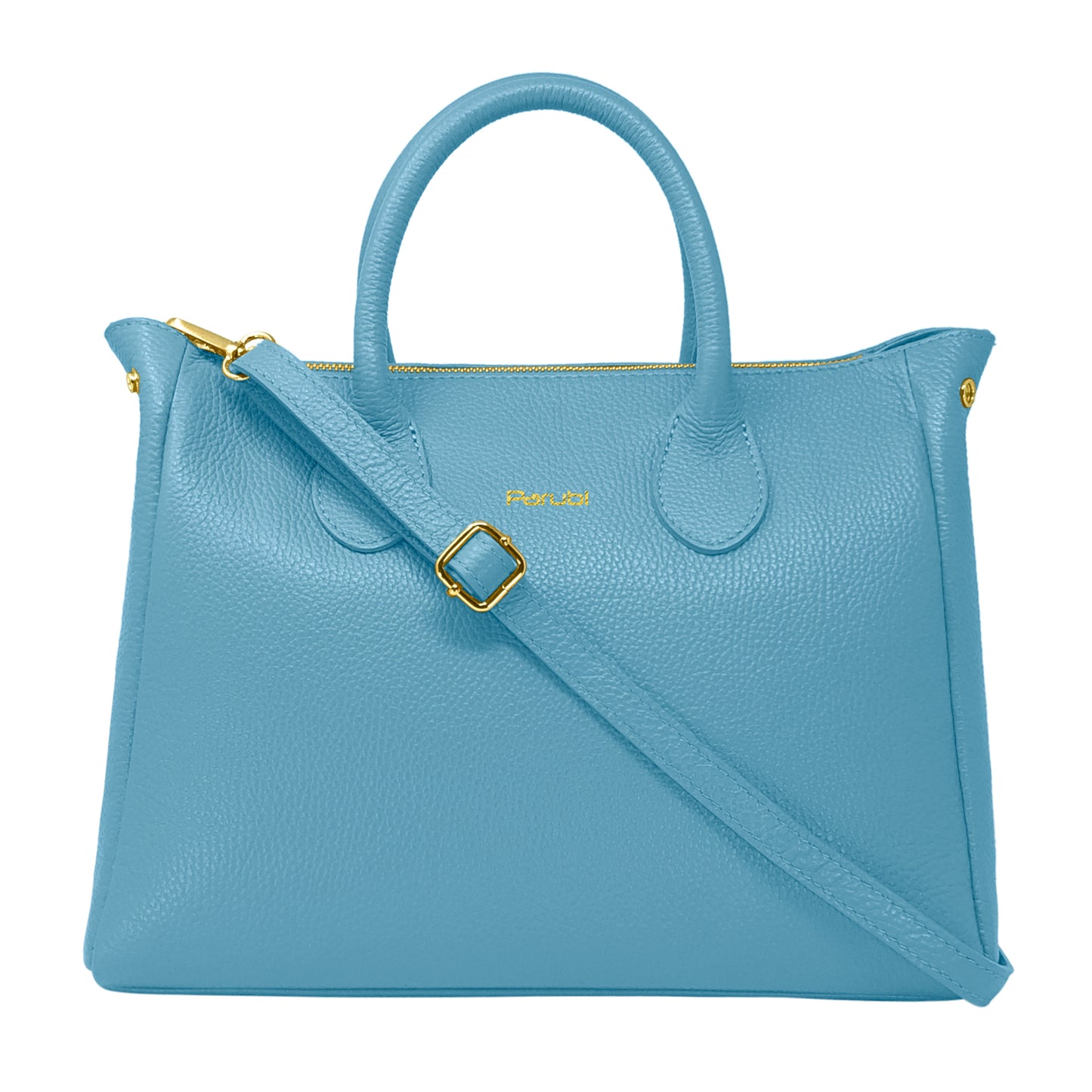 Borsa Donna a Mano con Tracolla, In Vera Pelle Morbida, Made in Italy, Modello Ada Parubi Borse - vista 158
