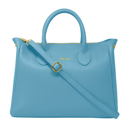 Borsa Donna a Mano con Tracolla, In Vera Pelle Morbida, Made in Italy, Modello Ada Parubi Borse - vista 158