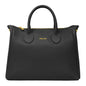 Borsa Donna a Mano con Tracolla, In Vera Pelle Morbida, Made in Italy, Modello Ada Parubi Borse Nero - vista 7