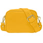 Borsa Donna a Tracolla, In Vera Pelle, Made in Italy, Modello Ginevra Parubi Borse Giallo Canarino - vista 101