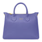 Borsa Donna a Mano con Tracolla, In Vera Pelle Morbida, Made in Italy, Modello Ada Parubi Borse Blu Fiordaliso - vista 91