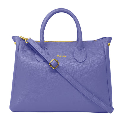 Borsa Donna a Mano con Tracolla, In Vera Pelle Morbida, Made in Italy, Modello Ada Parubi Borse - vista 92