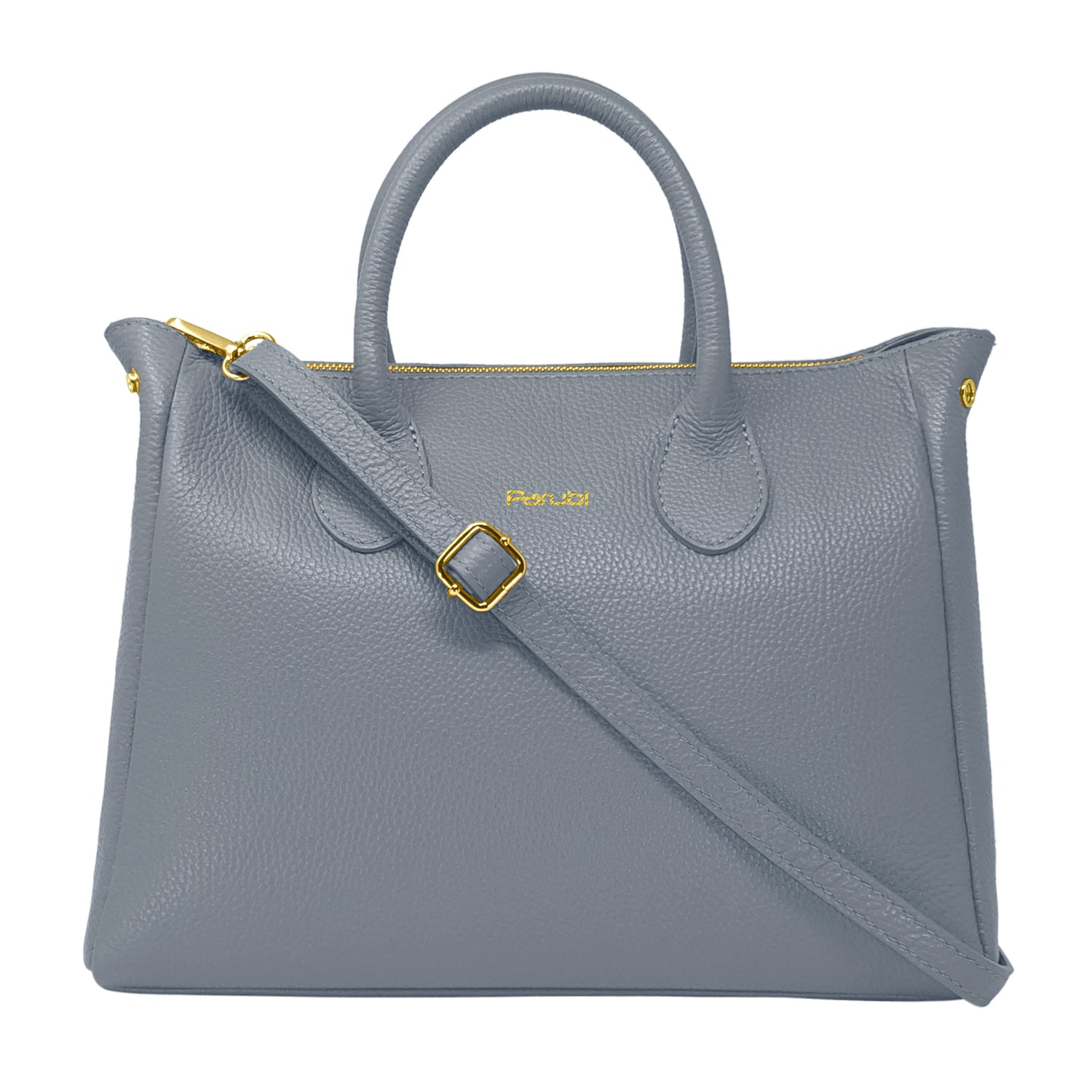 Borsa Donna a Mano con Tracolla, In Vera Pelle Morbida, Made in Italy, Modello Ada Parubi Borse - vista 2
