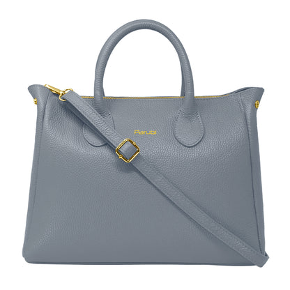 Borsa Donna a Mano con Tracolla, In Vera Pelle Morbida, Made in Italy, Modello Ada Parubi Borse - vista 2
