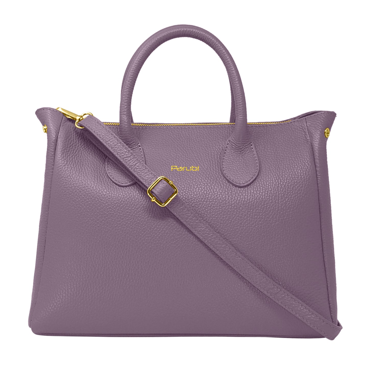 Borsa Donna a Mano con Tracolla, In Vera Pelle Morbida, Made in Italy, Modello Ada Parubi Borse - vista 128