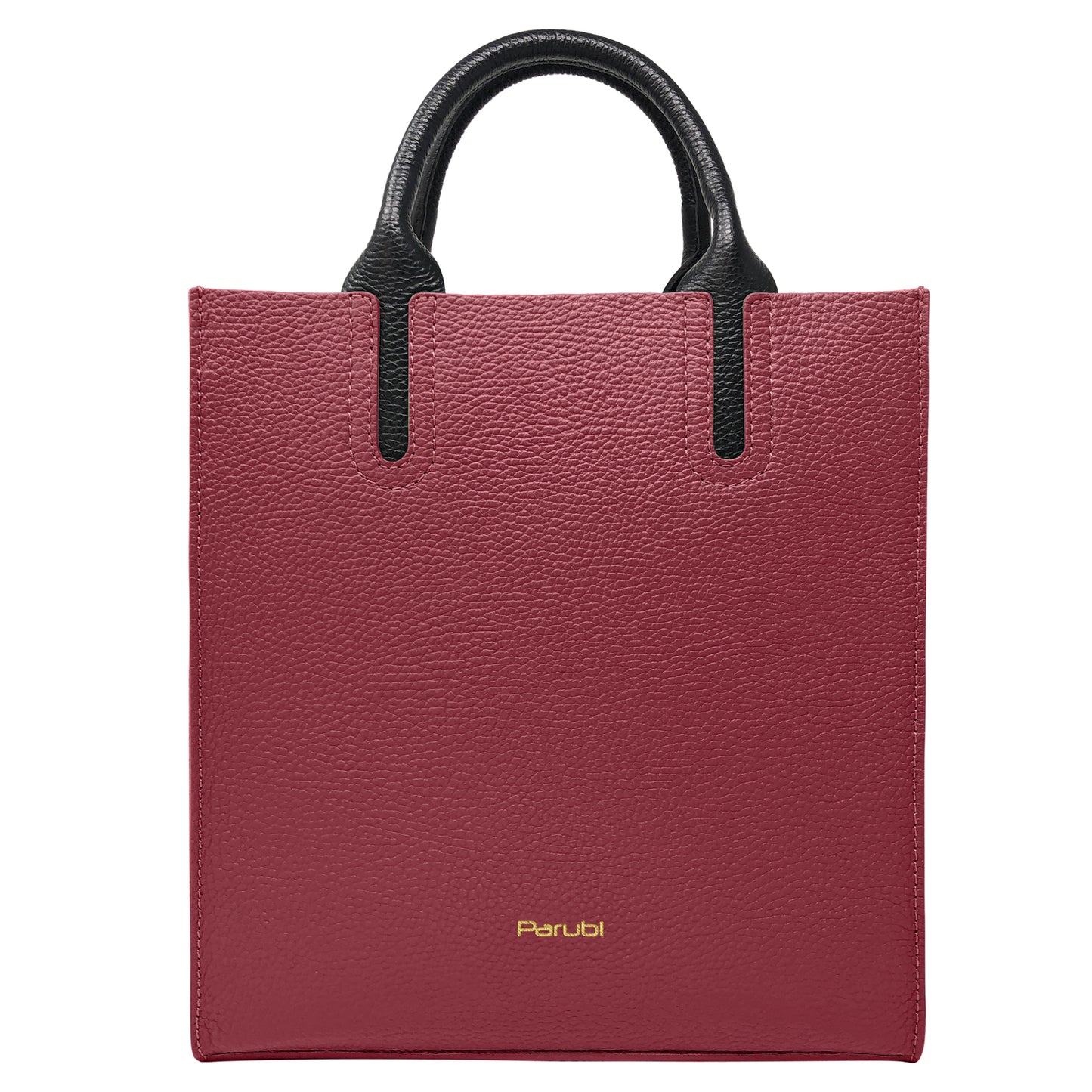 Borsa Donna a Mano con Tracolla, In Vera Pelle Morbida, Made in Italy, Modello Clizia Parubi Borse Bordeaux - vista 153