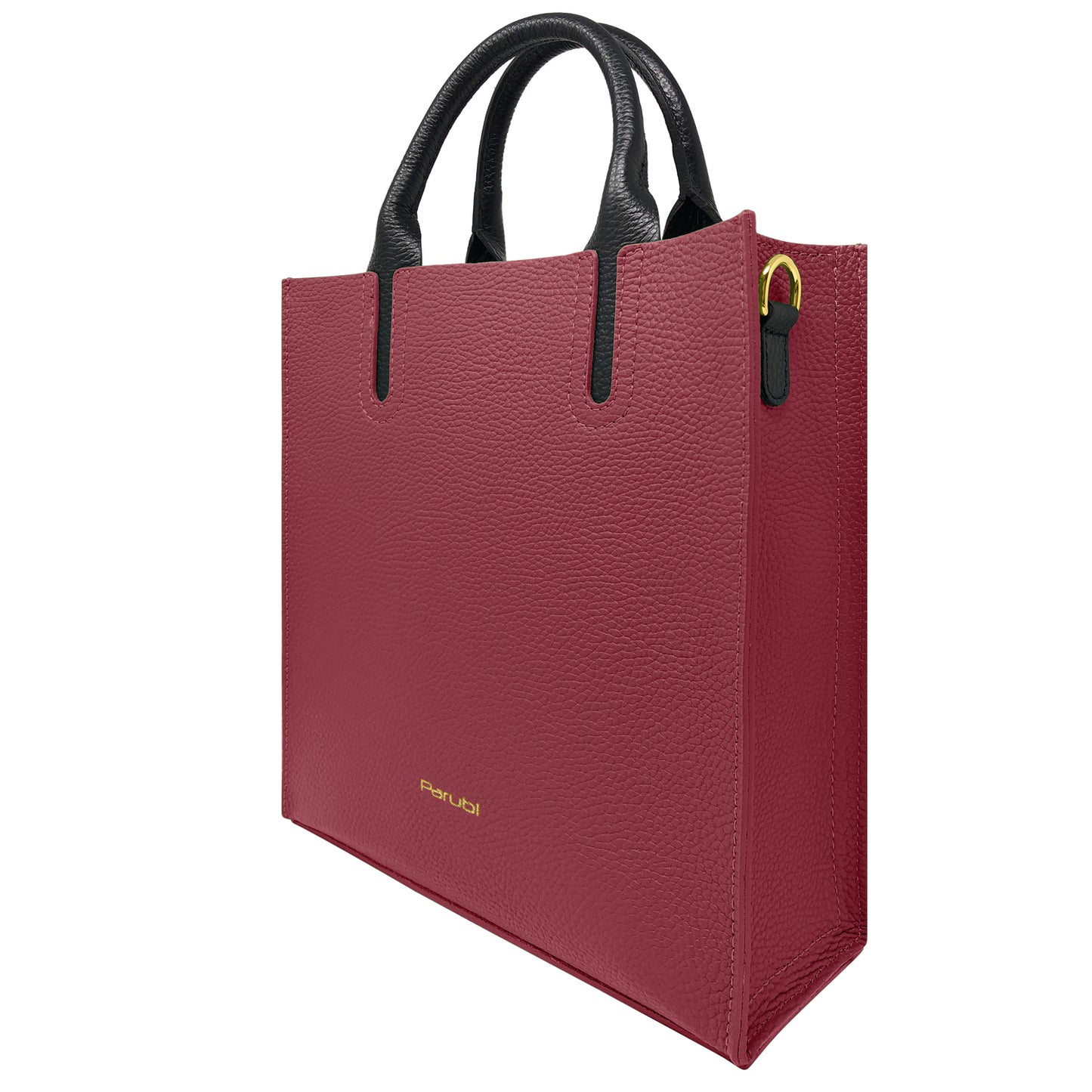 Borsa Donna a Mano con Tracolla, In Vera Pelle Morbida, Made in Italy, Modello Clizia Parubi Borse - vista 154