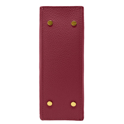 Borsa Donna a Mano con Tracolla, In Vera Pelle Morbida, Made in Italy, Modello Clizia Parubi Borse - vista 156