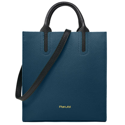 Borsa Donna a Mano con Tracolla, In Vera Pelle Morbida, Made in Italy, Modello Clizia Parubi Borse - vista 181