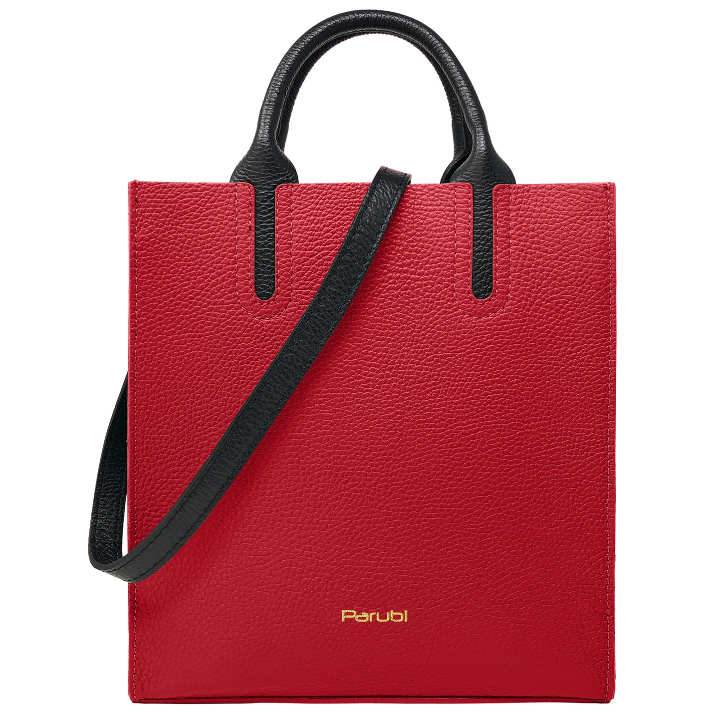 Borsa Donna a Mano con Tracolla, In Vera Pelle Morbida, Made in Italy, Modello Clizia Parubi Borse - vista 141