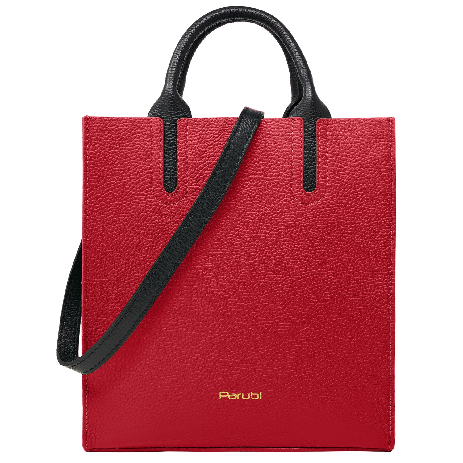 Borsa Donna a Mano con Tracolla, In Vera Pelle Morbida, Made in Italy, Modello Clizia Parubi Borse - vista 141