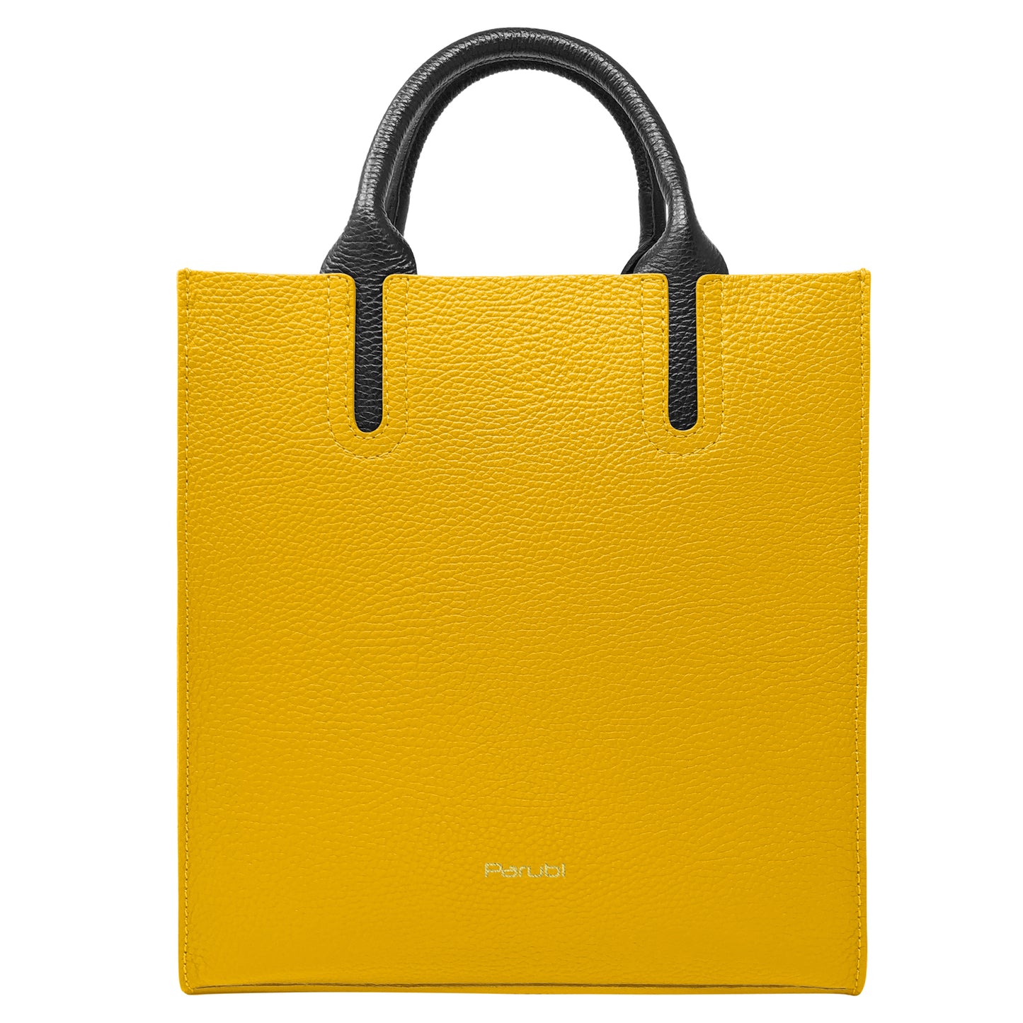 Borsa Donna a Mano con Tracolla, In Vera Pelle Morbida, Made in Italy, Modello Clizia Parubi Borse Giallo - vista 33