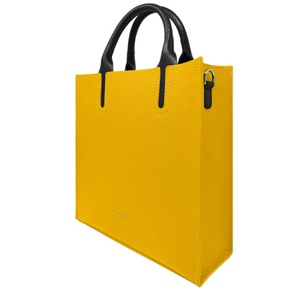 Borsa Donna a Mano con Tracolla, In Vera Pelle Morbida, Made in Italy, Modello Clizia Parubi Borse - vista 34