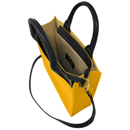 Borsa Donna a Mano con Tracolla, In Vera Pelle Morbida, Made in Italy, Modello Clizia Parubi Borse - vista 39