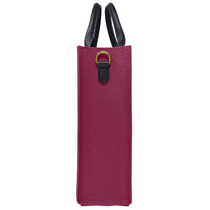 Borsa Donna a Mano con Tracolla, In Vera Pelle Morbida, Made in Italy, Modello Clizia Parubi Borse - vista 147