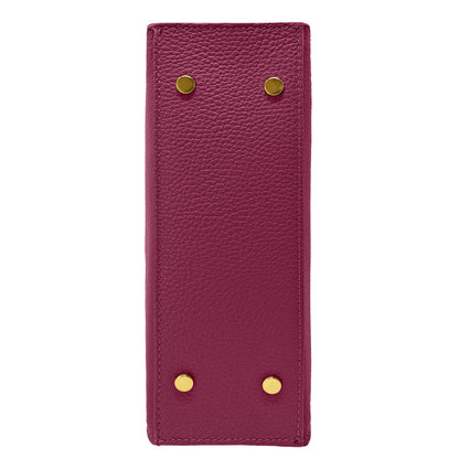 Borsa Donna a Mano con Tracolla, In Vera Pelle Morbida, Made in Italy, Modello Clizia Parubi Borse - vista 148